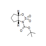 (3aR,6aS)-3-Boc-hexahydrocyclopenta[d][1,2,3]oxathiazole 2,2-Dioxide