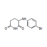 3-[(4-Bromophenyl)amino]piperidine-2,6-dione