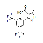 3-[3,5-Bis(trifluoromethyl)phenyl]-5-methylisoxazole-4-carboxylic Acid