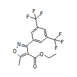 Ethyl 3-[3,5-Bis(trifluoromethyl)phenyl]-5-methylisoxazole-4-carboxylate