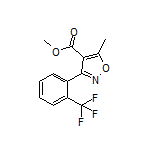 Methyl 5-Methyl-3-[2-(trifluoromethyl)phenyl]isoxazole-4-carboxylate