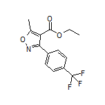 Ethyl 5-Methyl-3-[4-(trifluoromethyl)phenyl]isoxazole-4-carboxylate