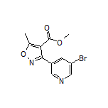 Methyl 3-(5-Bromo-3-pyridyl)-5-methylisoxazole-4-carboxylate