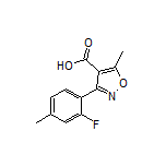 3-(2-Fluoro-4-methylphenyl)-5-methylisoxazole-4-carboxylic Acid