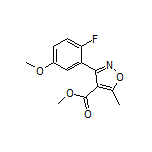 Methyl 3-(2-Fluoro-5-methoxyphenyl)-5-methylisoxazole-4-carboxylate