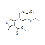 Methyl 3-(3-Ethoxy-4-methoxyphenyl)-5-methylisoxazole-4-carboxylate