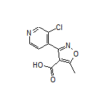 3-(3-Chloro-4-pyridyl)-5-methylisoxazole-4-carboxylic Acid