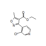 Ethyl 3-(3-Chloro-4-pyridyl)-5-methylisoxazole-4-carboxylate