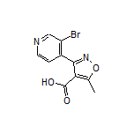 3-(3-Bromo-4-pyridyl)-5-methylisoxazole-4-carboxylic Acid