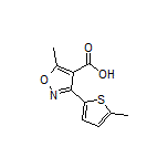 5-Methyl-3-(5-methyl-2-thienyl)isoxazole-4-carboxylic Acid