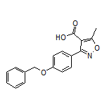 3-[4-(Benzyloxy)phenyl]-5-methylisoxazole-4-carboxylic Acid