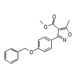 Methyl 3-[4-(Benzyloxy)phenyl]-5-methylisoxazole-4-carboxylate