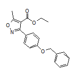 Ethyl 3-[4-(Benzyloxy)phenyl]-5-methylisoxazole-4-carboxylate