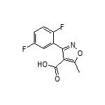 3-(2,5-Difluorophenyl)-5-methylisoxazole-4-carboxylic Acid