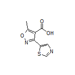 5-Methyl-3-(5-thiazolyl)isoxazole-4-carboxylic Acid