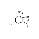 5-Bromo-3-fluoro-1H-indol-7-amine