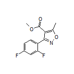 Methyl 3-(2,4-Difluorophenyl)-5-methylisoxazole-4-carboxylate