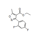 Ethyl 3-(2,4-Difluorophenyl)-5-methylisoxazole-4-carboxylate