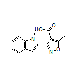 5-Methyl-3-(1-methyl-2-indolyl)isoxazole-4-carboxylic Acid