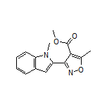 Methyl 5-Methyl-3-(1-methyl-2-indolyl)isoxazole-4-carboxylate