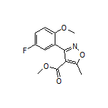 Methyl 3-(5-Fluoro-2-methoxyphenyl)-5-methylisoxazole-4-carboxylate