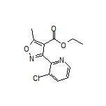 Ethyl 3-(3-Chloro-2-pyridyl)-5-methylisoxazole-4-carboxylate