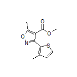 Methyl 5-Methyl-3-(3-methyl-2-thienyl)isoxazole-4-carboxylate