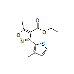 Ethyl 5-Methyl-3-(3-methyl-2-thienyl)isoxazole-4-carboxylate