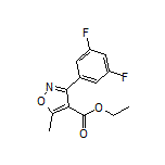 Ethyl 3-(3,5-Difluorophenyl)-5-methylisoxazole-4-carboxylate