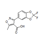 3-(2,2-Difluorobenzo[d][1,3]dioxol-5-yl)-5-methylisoxazole-4-carboxylic Acid