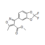 Methyl 3-(2,2-Difluorobenzo[d][1,3]dioxol-5-yl)-5-methylisoxazole-4-carboxylate