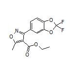 Ethyl 3-(2,2-Difluorobenzo[d][1,3]dioxol-5-yl)-5-methylisoxazole-4-carboxylate