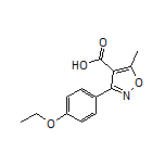 3-(4-Ethoxyphenyl)-5-methylisoxazole-4-carboxylic Acid