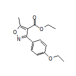 Ethyl 3-(4-Ethoxyphenyl)-5-methylisoxazole-4-carboxylate