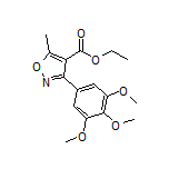 Ethyl 5-Methyl-3-(3,4,5-trimethoxyphenyl)isoxazole-4-carboxylate