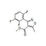 Methyl 5-Methyl-3-(2,3,6-trifluorophenyl)isoxazole-4-carboxylate