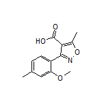 3-(2-Methoxy-4-methylphenyl)-5-methylisoxazole-4-carboxylic Acid