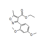 Ethyl 3-(2,4-Dimethoxyphenyl)-5-methylisoxazole-4-carboxylate