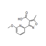 3-(6-Methoxy-2-pyridyl)-5-methylisoxazole-4-carboxylic Acid