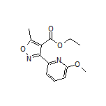 Ethyl 3-(6-Methoxy-2-pyridyl)-5-methylisoxazole-4-carboxylate