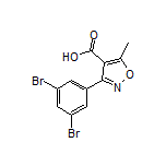 3-(3,5-Dibromophenyl)-5-methylisoxazole-4-carboxylic Acid