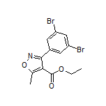 Ethyl 3-(3,5-Dibromophenyl)-5-methylisoxazole-4-carboxylate