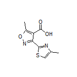 5-Methyl-3-(4-methyl-2-thiazolyl)isoxazole-4-carboxylic Acid