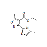 Ethyl 5-Methyl-3-(4-methyl-2-thiazolyl)isoxazole-4-carboxylate