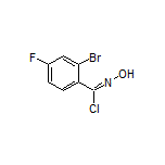 2-Bromo-4-fluoro-N-hydroxybenzimidoyl Chloride