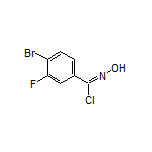 4-Bromo-3-fluoro-N-hydroxybenzimidoyl Chloride