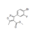 Methyl 3-(4-Bromo-3-fluorophenyl)-5-methylisoxazole-4-carboxylate