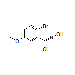 2-Bromo-N-hydroxy-5-methoxybenzimidoyl Chloride