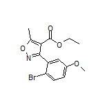 Ethyl 3-(2-Bromo-5-methoxyphenyl)-5-methylisoxazole-4-carboxylate