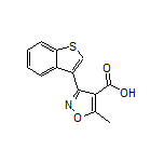 3-(3-Benzothienyl)-5-methylisoxazole-4-carboxylic Acid